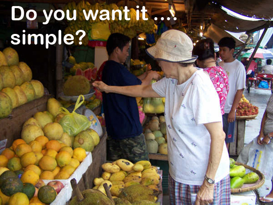 Do you want it... simple?