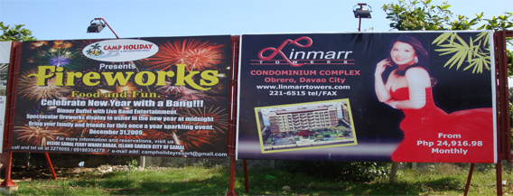 Linmarr Towers Samal BillBoard